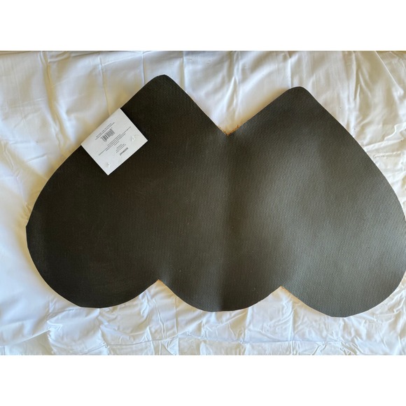 HEB Destination Holiday Rectangular Doormat Heart XOXO Print NWT - Picture 2 of 4